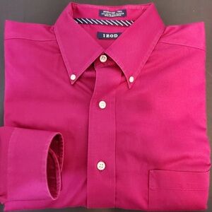 IZOD MEN'S REGULAR FIT,WRINKLE FREE DRESS SHIRT